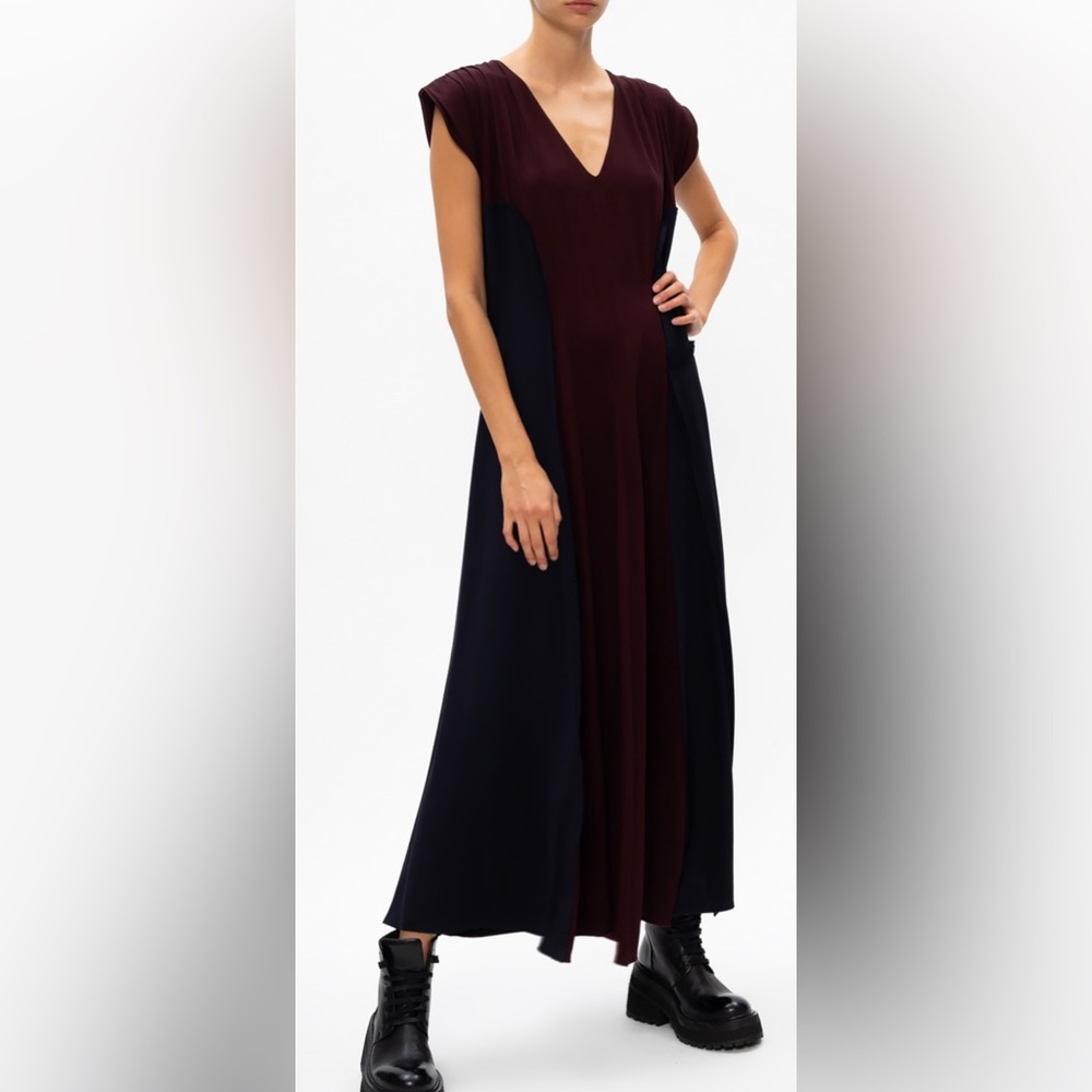 Bi-color Marni pleated dress